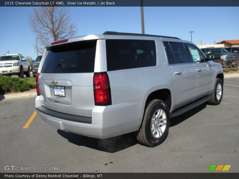 Silver Ice Metallic / Jet Black 2015 Chevrolet Suburban LT 4WD