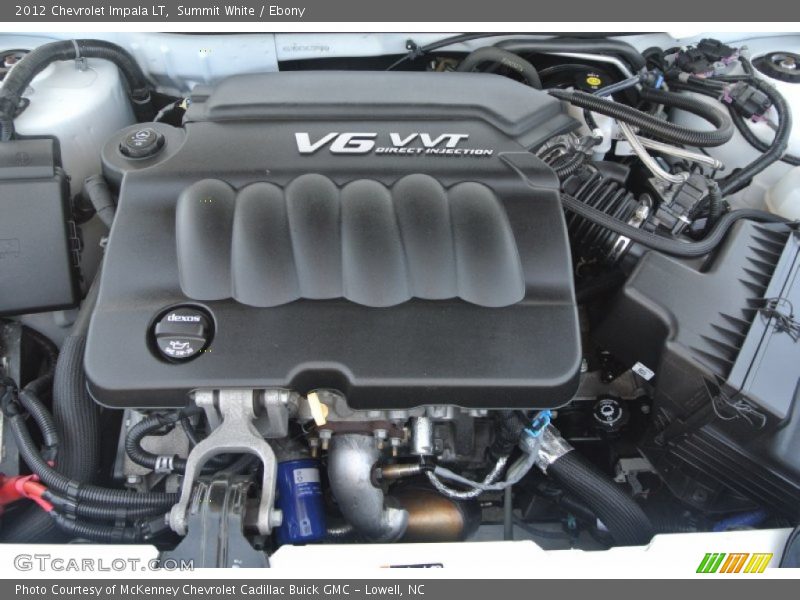 Summit White / Ebony 2012 Chevrolet Impala LT