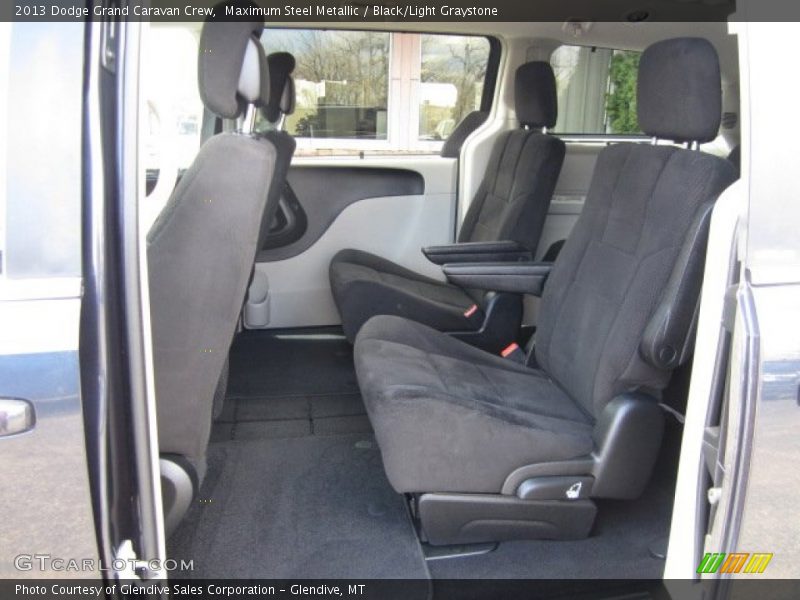 Maximum Steel Metallic / Black/Light Graystone 2013 Dodge Grand Caravan Crew