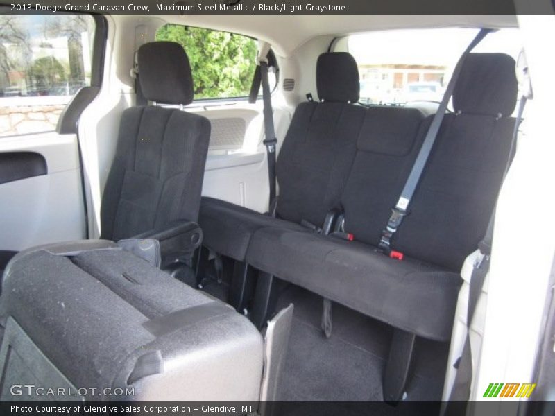 Maximum Steel Metallic / Black/Light Graystone 2013 Dodge Grand Caravan Crew