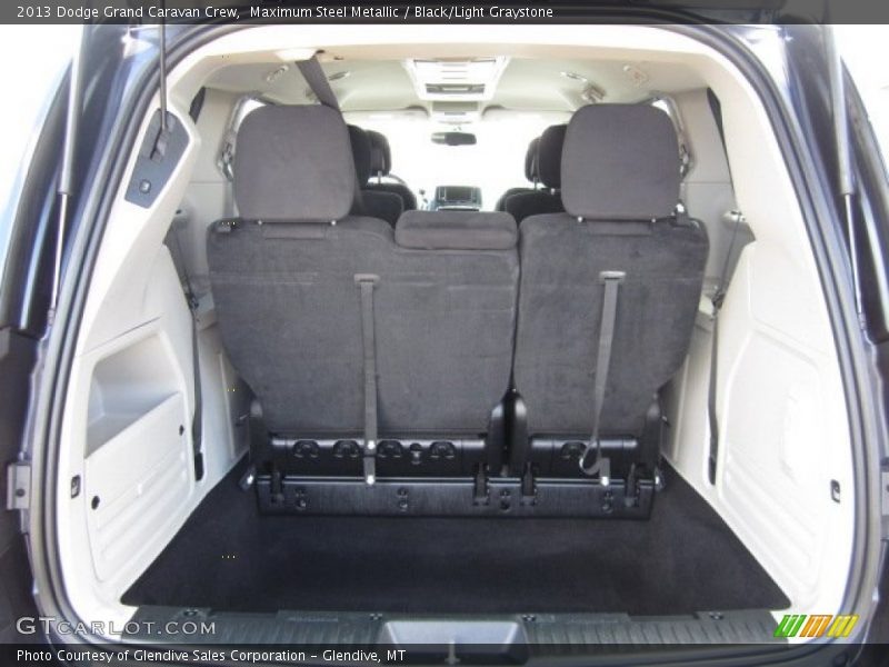 Maximum Steel Metallic / Black/Light Graystone 2013 Dodge Grand Caravan Crew