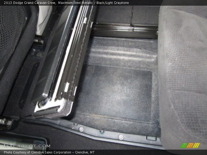 Maximum Steel Metallic / Black/Light Graystone 2013 Dodge Grand Caravan Crew