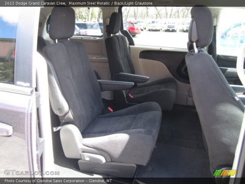 Maximum Steel Metallic / Black/Light Graystone 2013 Dodge Grand Caravan Crew