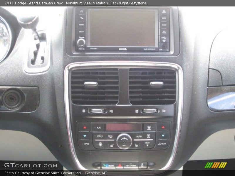 Maximum Steel Metallic / Black/Light Graystone 2013 Dodge Grand Caravan Crew