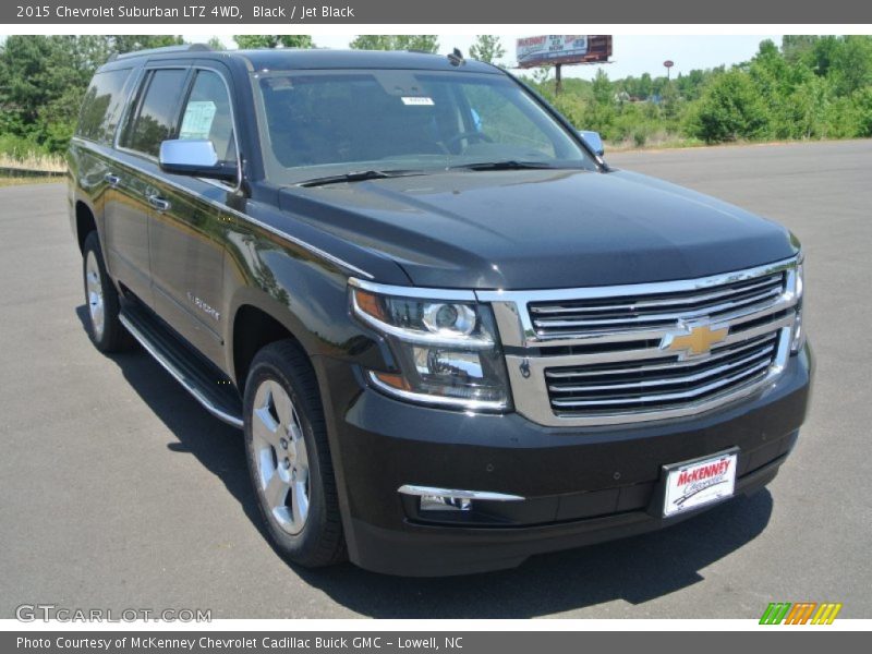 Black / Jet Black 2015 Chevrolet Suburban LTZ 4WD