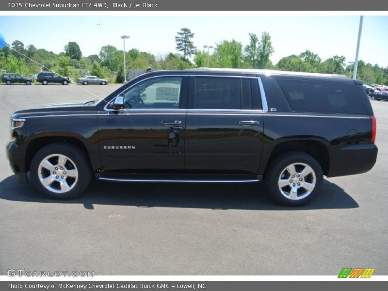 Black / Jet Black 2015 Chevrolet Suburban LTZ 4WD