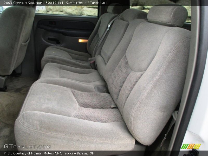 Summit White / Tan/Neutral 2003 Chevrolet Suburban 1500 LS 4x4