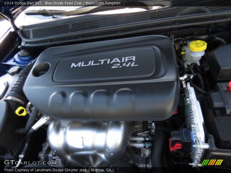 Blue Streak Pearl Coat / Black/Light Tungsten 2014 Dodge Dart SXT