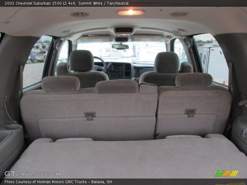 Summit White / Tan/Neutral 2003 Chevrolet Suburban 1500 LS 4x4