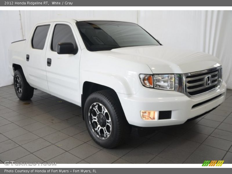 White / Gray 2012 Honda Ridgeline RT