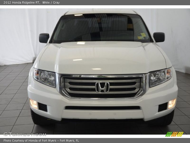 White / Gray 2012 Honda Ridgeline RT