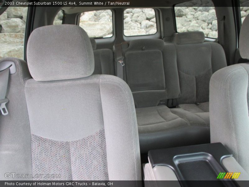 Summit White / Tan/Neutral 2003 Chevrolet Suburban 1500 LS 4x4