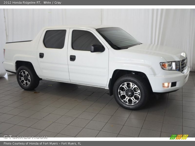 White / Gray 2012 Honda Ridgeline RT