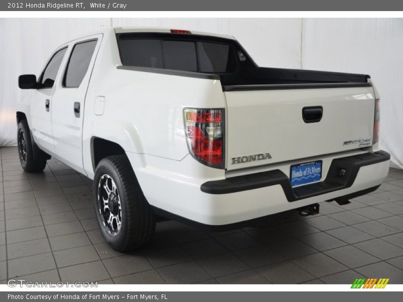 White / Gray 2012 Honda Ridgeline RT