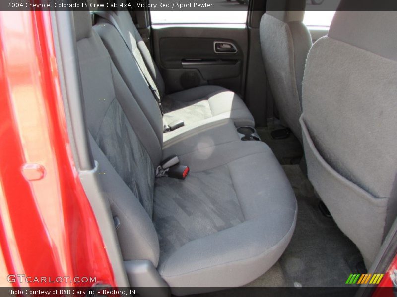 Victory Red / Sport Pewter 2004 Chevrolet Colorado LS Crew Cab 4x4