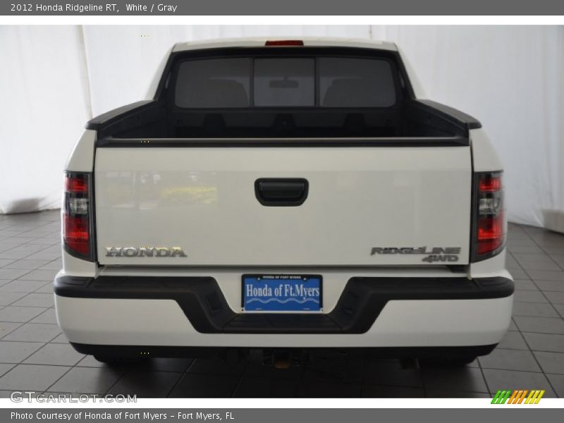 White / Gray 2012 Honda Ridgeline RT