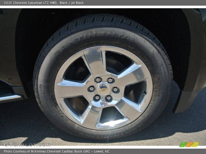 Black / Jet Black 2015 Chevrolet Suburban LTZ 4WD