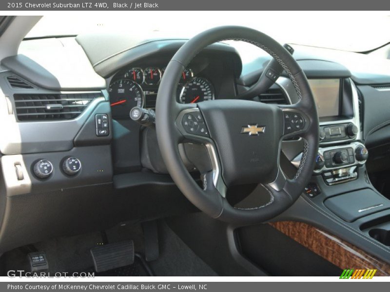 Black / Jet Black 2015 Chevrolet Suburban LTZ 4WD