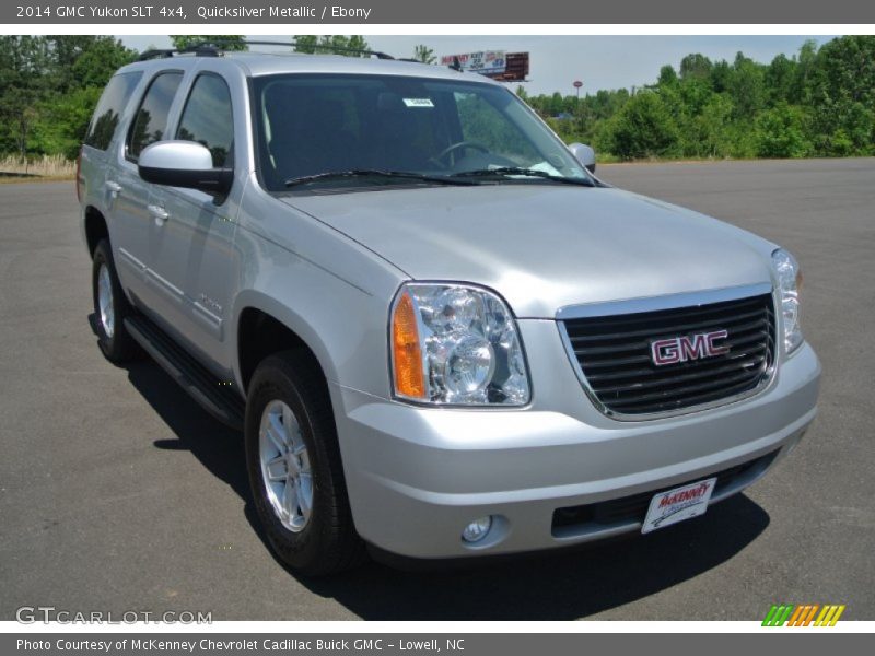 Quicksilver Metallic / Ebony 2014 GMC Yukon SLT 4x4
