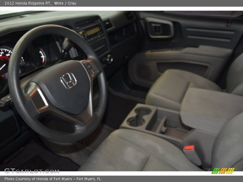 White / Gray 2012 Honda Ridgeline RT