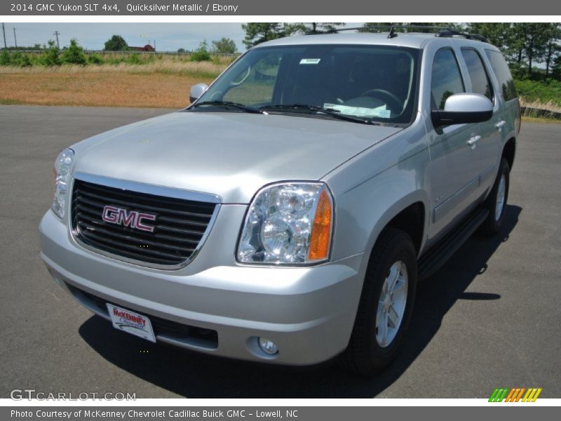 Quicksilver Metallic / Ebony 2014 GMC Yukon SLT 4x4