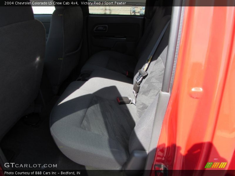 Victory Red / Sport Pewter 2004 Chevrolet Colorado LS Crew Cab 4x4
