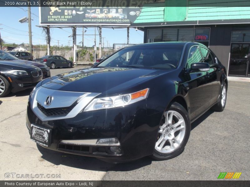Crystal Black Pearl / Ebony 2010 Acura TL 3.5