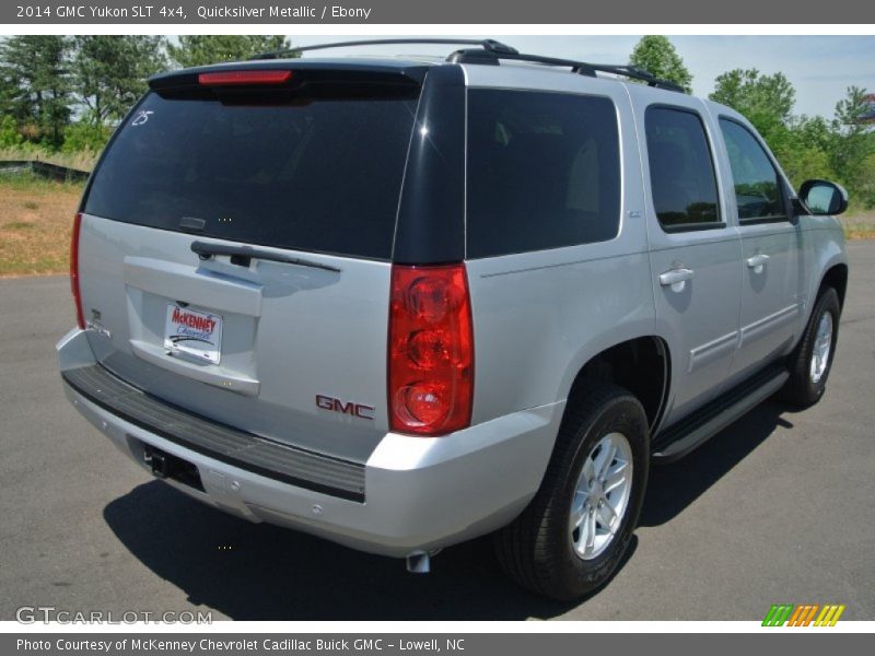 Quicksilver Metallic / Ebony 2014 GMC Yukon SLT 4x4