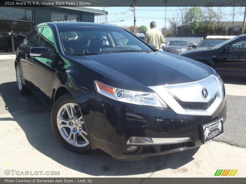 Crystal Black Pearl / Ebony 2010 Acura TL 3.5
