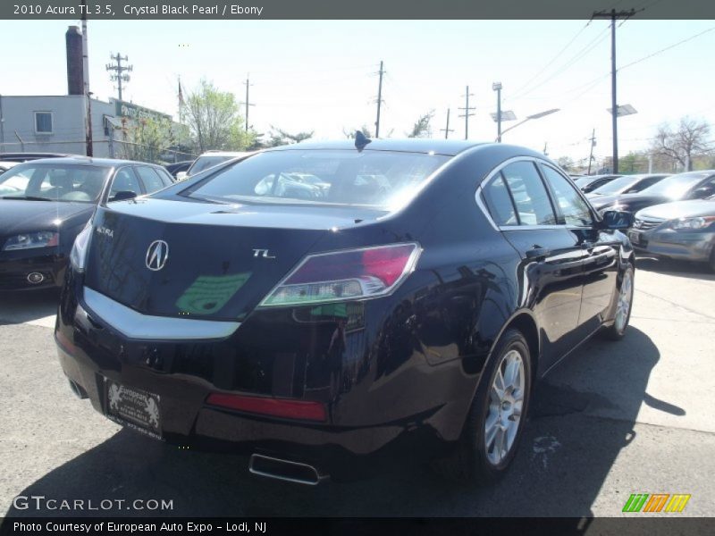 Crystal Black Pearl / Ebony 2010 Acura TL 3.5