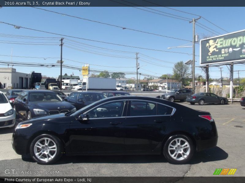 Crystal Black Pearl / Ebony 2010 Acura TL 3.5