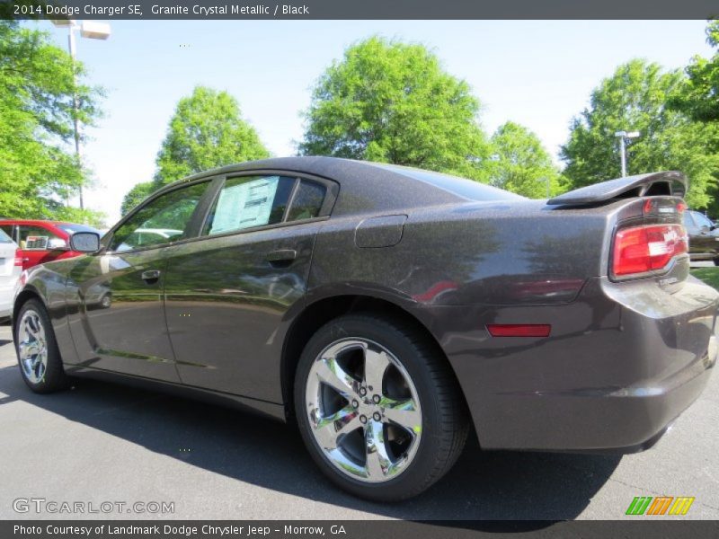Granite Crystal Metallic / Black 2014 Dodge Charger SE
