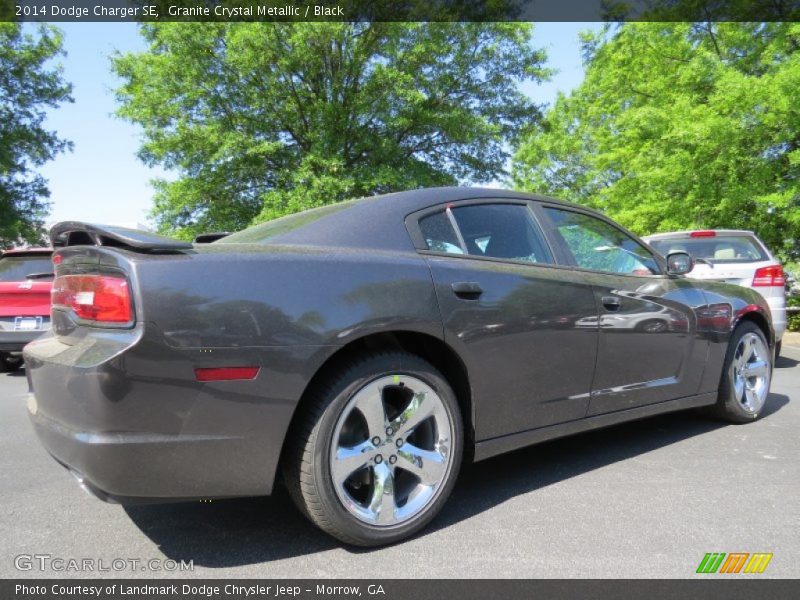 Granite Crystal Metallic / Black 2014 Dodge Charger SE