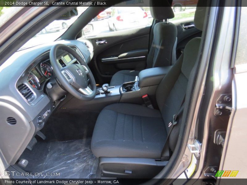 Granite Crystal Metallic / Black 2014 Dodge Charger SE