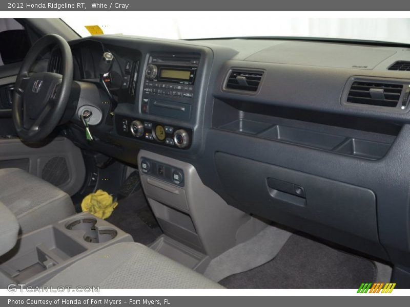 White / Gray 2012 Honda Ridgeline RT