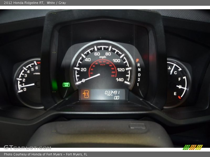 White / Gray 2012 Honda Ridgeline RT