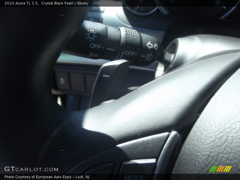 Crystal Black Pearl / Ebony 2010 Acura TL 3.5