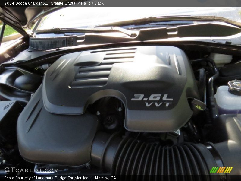 Granite Crystal Metallic / Black 2014 Dodge Charger SE
