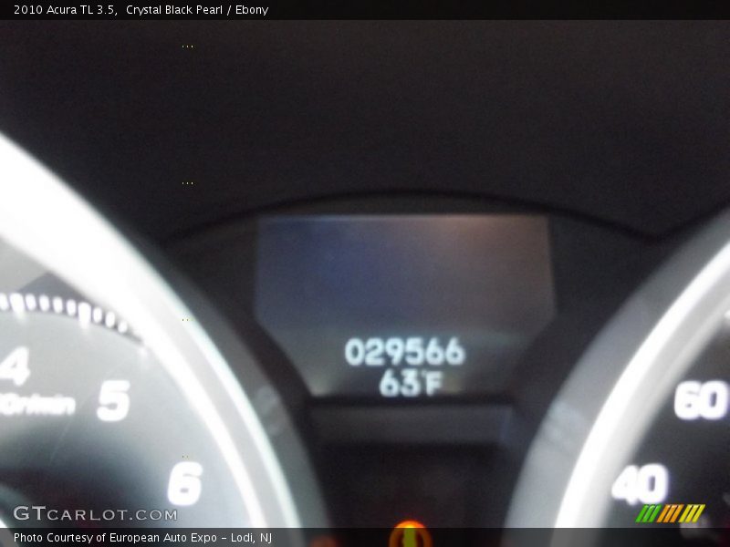 Crystal Black Pearl / Ebony 2010 Acura TL 3.5