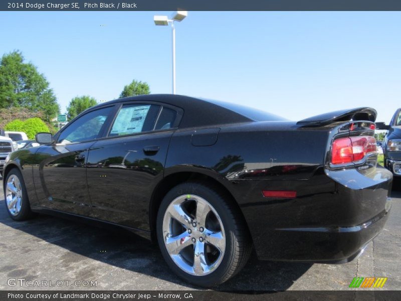 Pitch Black / Black 2014 Dodge Charger SE