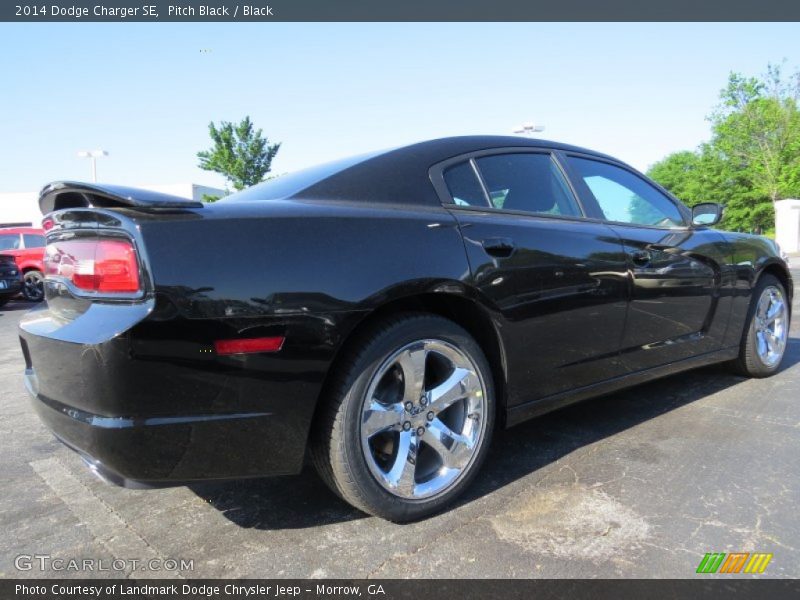Pitch Black / Black 2014 Dodge Charger SE