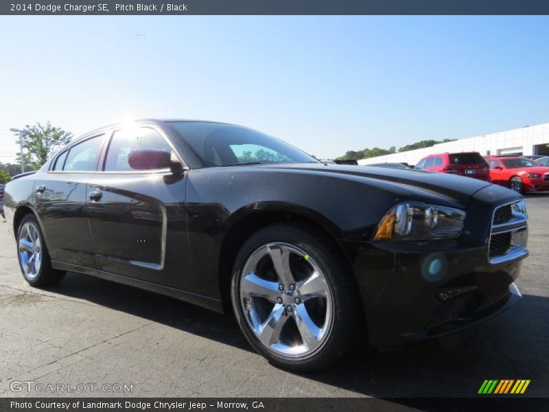 Pitch Black / Black 2014 Dodge Charger SE