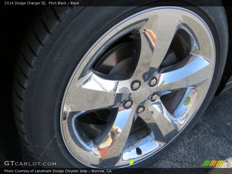 Pitch Black / Black 2014 Dodge Charger SE