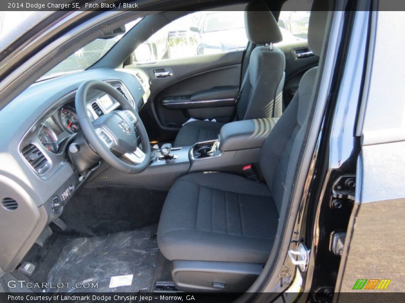 Pitch Black / Black 2014 Dodge Charger SE