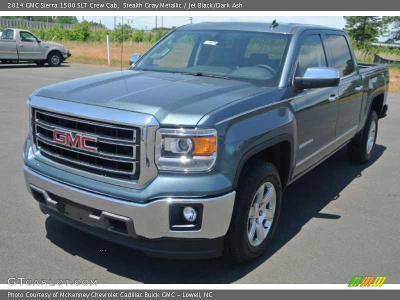 Stealth Gray Metallic / Jet Black/Dark Ash 2014 GMC Sierra 1500 SLT Crew Cab