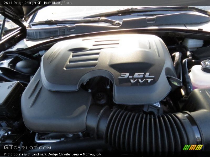 Pitch Black / Black 2014 Dodge Charger SE