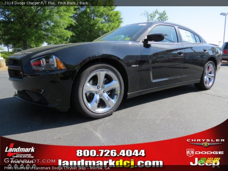 Pitch Black / Black 2014 Dodge Charger R/T Plus