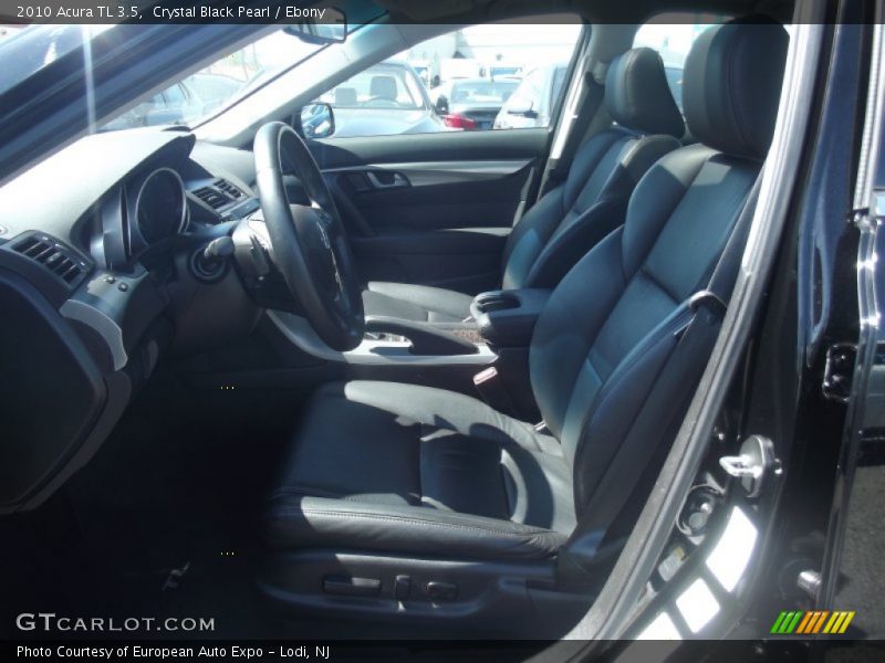 Crystal Black Pearl / Ebony 2010 Acura TL 3.5