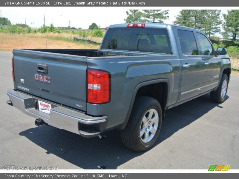 Stealth Gray Metallic / Jet Black/Dark Ash 2014 GMC Sierra 1500 SLT Crew Cab
