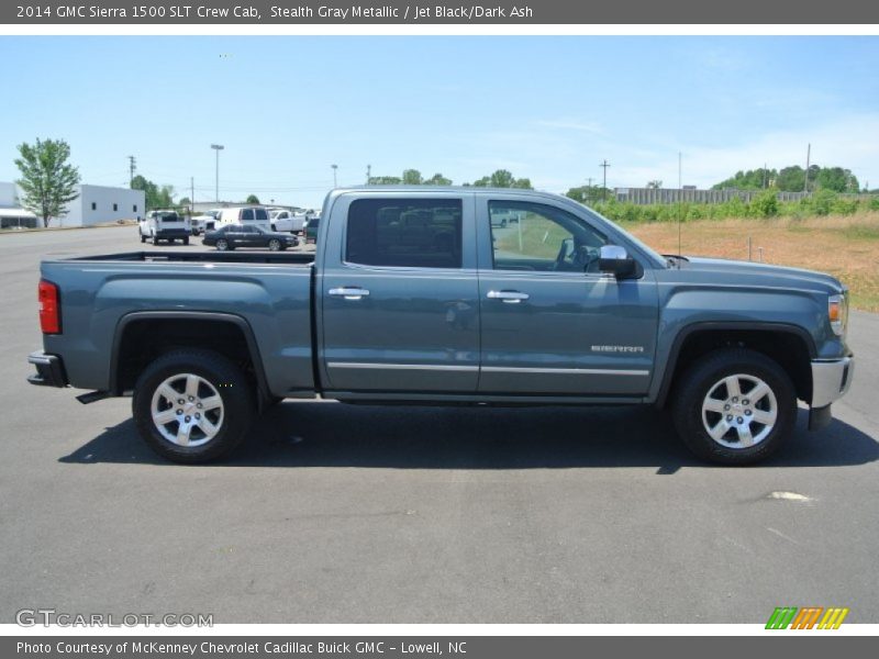 Stealth Gray Metallic / Jet Black/Dark Ash 2014 GMC Sierra 1500 SLT Crew Cab